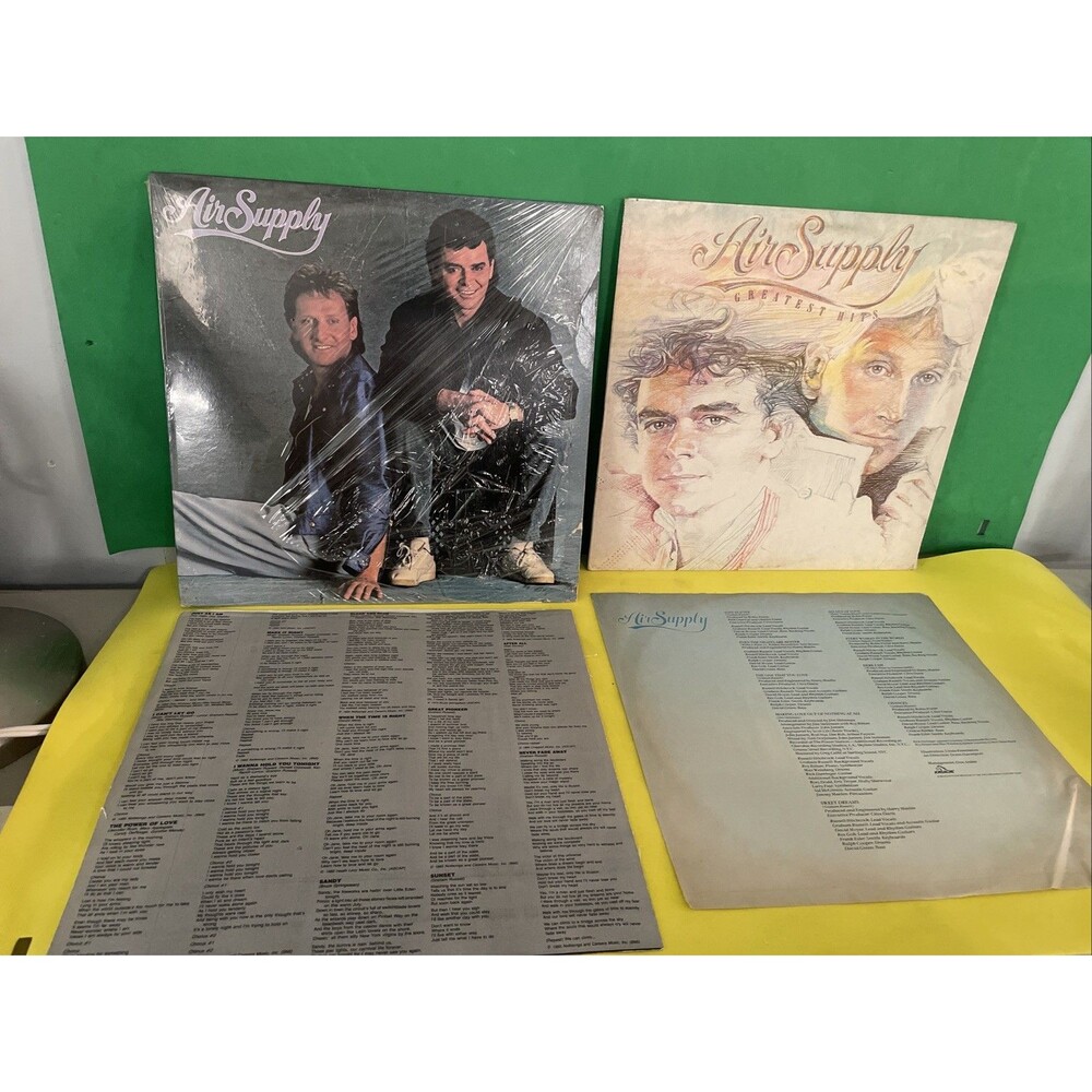 Original 1983 Air Supply "Greatest Hits" LP -EX and Air Supply Just as I am EX
